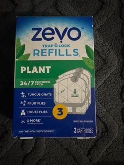 Zevo Trap & Lock Plant Refills 3-Pack