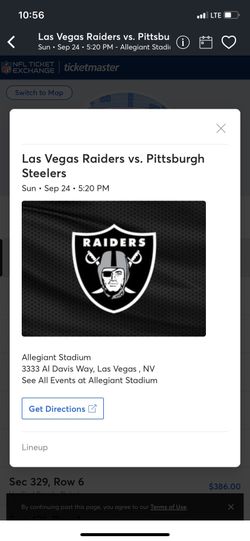 Raiders Vs. Steelers for Sale in Las Vegas, NV - OfferUp