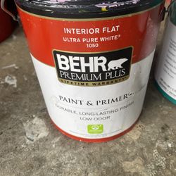 New Gallon Of Paint 