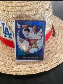 Dodgers One Piece Card + Hat
