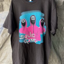 Squid Game Graphic T Shirt Black XL