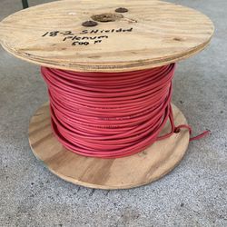 500 Ft Roll Of 18/2 Shielded With Ground Wire Plenum Rated