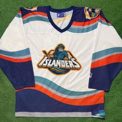 Vintage New York Islanders Fisherman Starter Jersey Large Great Condition