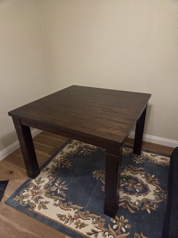 6 Person Wood Dining Table With 6 Chairs