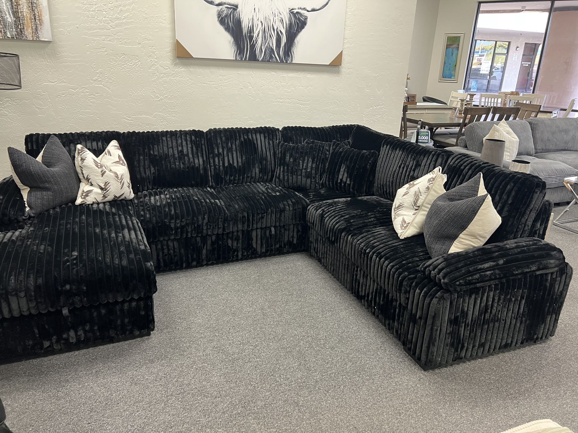 Black Sleeper Sofa Sectional With Storage