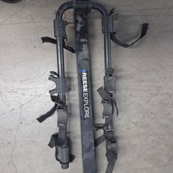 Worn but Functional 4-Bike Hitch Mount Rack