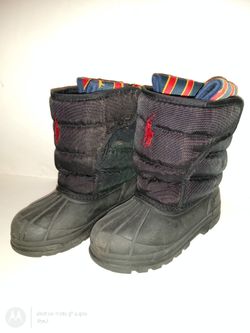 Polo Ralph Lauren Kid's Winter Snow Boots Size 10