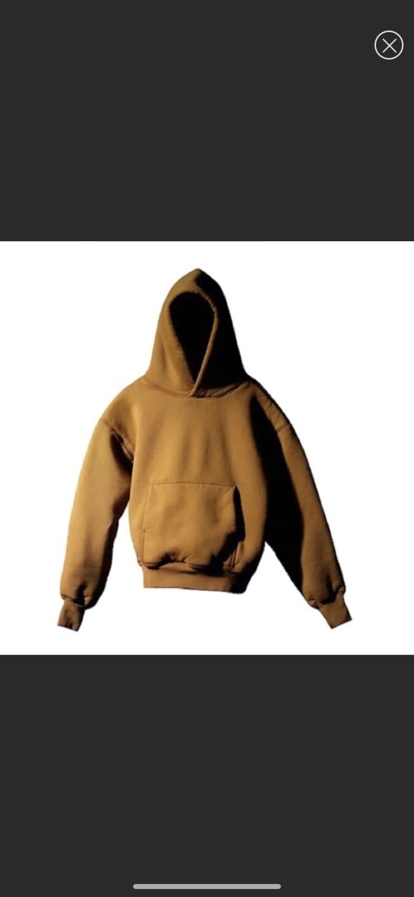 Yeezy Gap Light Brown Hoodie