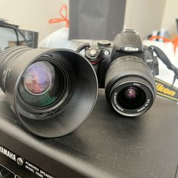 Nikon 5D With Extra lens 