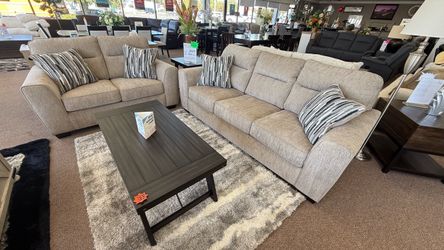 2 PC SOFA AND LOVESEAT