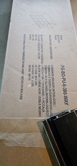 Allyannah 47" W 6-Drawer Dresser From Wayfair