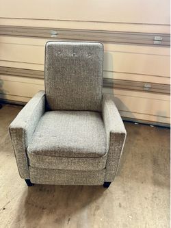 Gray recliner