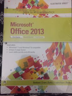 NEW Microsoft office 2013 text book for CGS1060