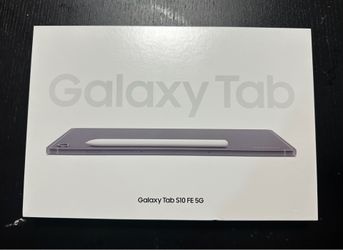 Samsung Galaxy Tab 510 FE SG (10.9")/128GB, 5 Pen, Pre-Installed Sim Card, Usb-C to USB -C Cable