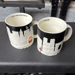 Starbucks Mugs - San Francisco And Paris