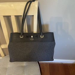 Kate Spade Black And Grey Bag