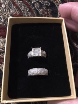 Wedding Ring Set For Sale Real Gold And Diamonds 