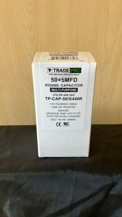 Air Conditioner Capacitor Round 370 Or 440- TP-CAP-50/5/440R