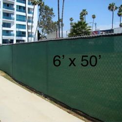 FENCE SCREEN 6 x 50 Privacy Screen -  6x50 GREEN