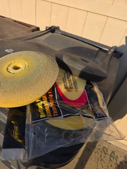 Buffing pads.