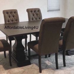 7 Pc Dining Table Set Brand New In Box