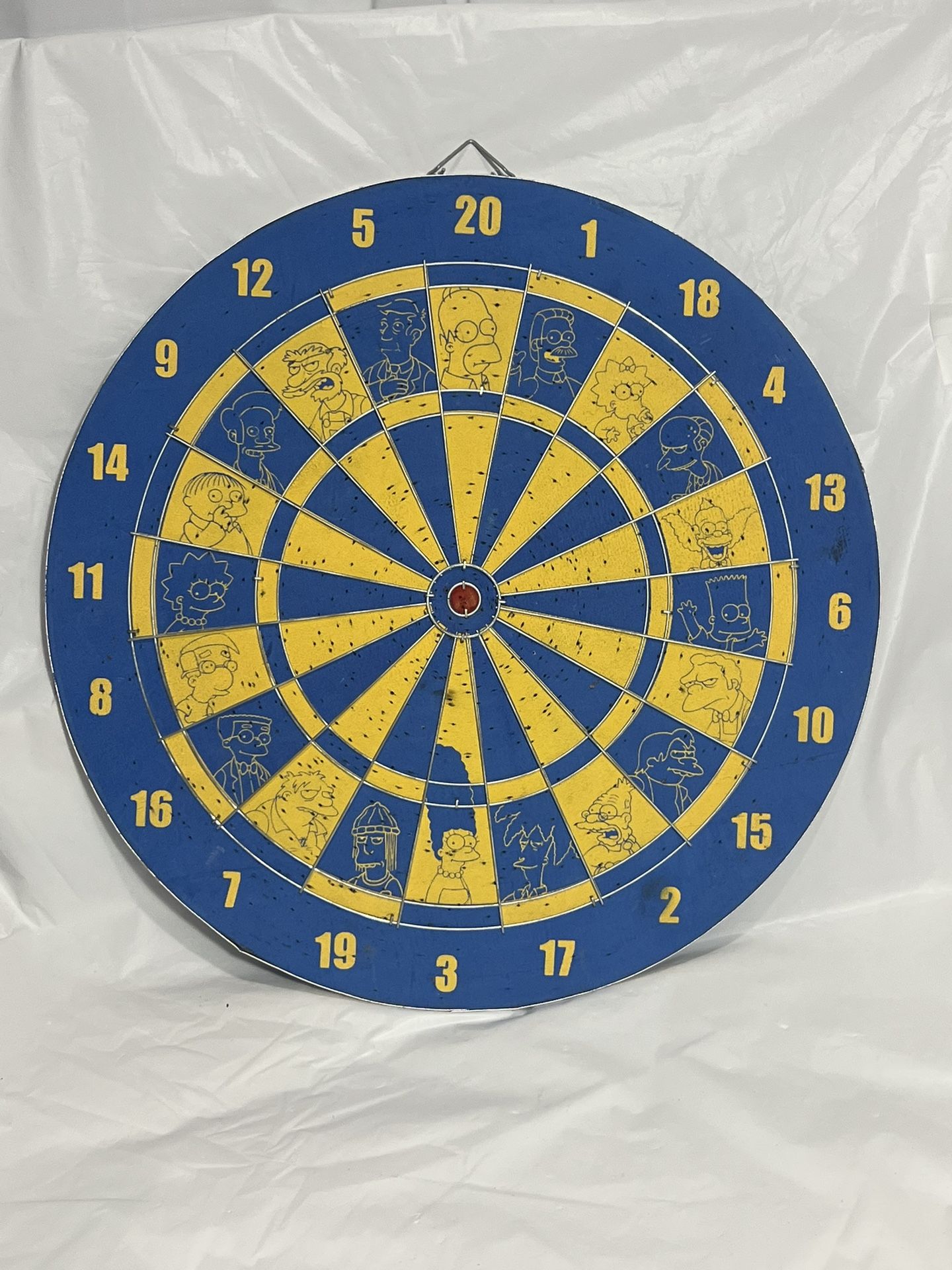 The Simpsons Double Sided Dart Board 15"