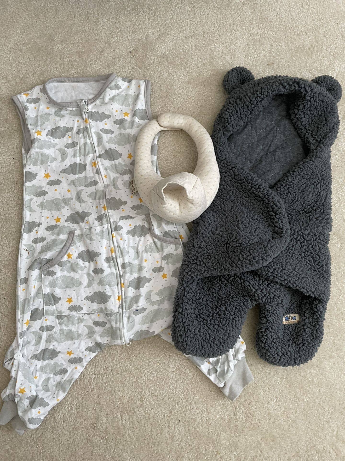 Baby swaddle/bottle holder/sleep sack