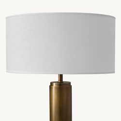 Restoration Hardware 24” French Drum Linen Shade