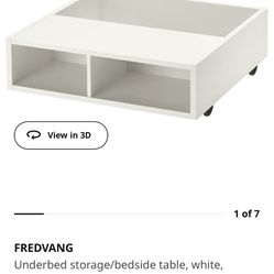 Under Bed Storage / Bedside Table 