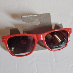 Misfits Sunglasses Red Frame Skull Pattern Rockabilly Punk Rock Shades New
