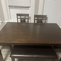 Brown Expresso kitchen Table Set 