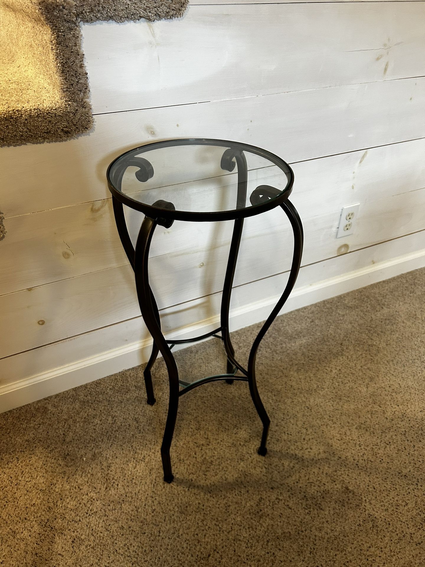 Glass End Table  I Have Two Available 