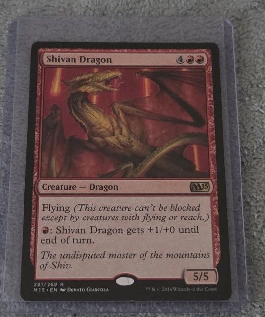 Shivan Dragon - Magic 2015 (M15) #281/269 MTG Magic The Gathering