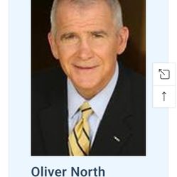 Signed "American Heroes" Book by Colonel Oliver North. COA From Premiere Collectors 