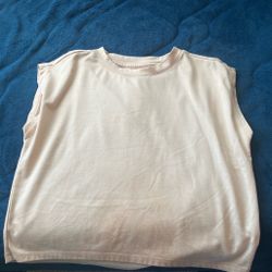 Sleeveless Crew Neck Top