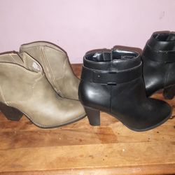 Women Hills    Size 6 1/2  Black Pair 7 1/2  