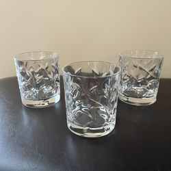 RCR (Set Of 3) Royal Crystal  Rock Glasses