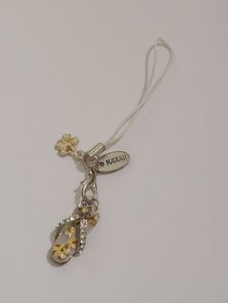 Hawaiian Rhinestone Flip-Flop Cell Phone Charm Strap (2 Available, $10ea)