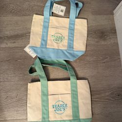 Trader  joe’s mini tote Pastel Color