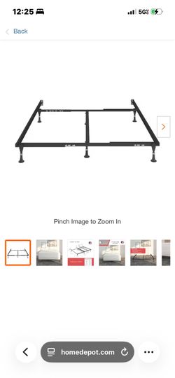 Twin/full bed frame