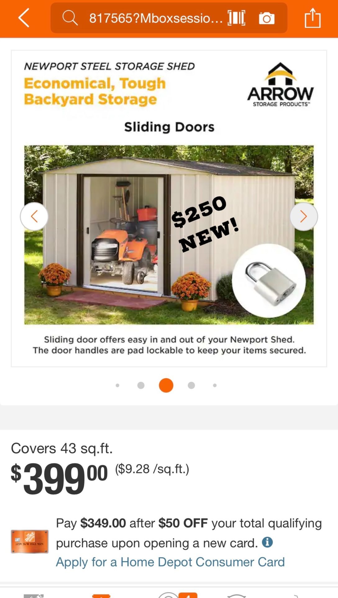 New Storage Shed