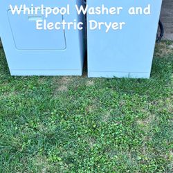 WASHER AND ELECTRIC DRYER 