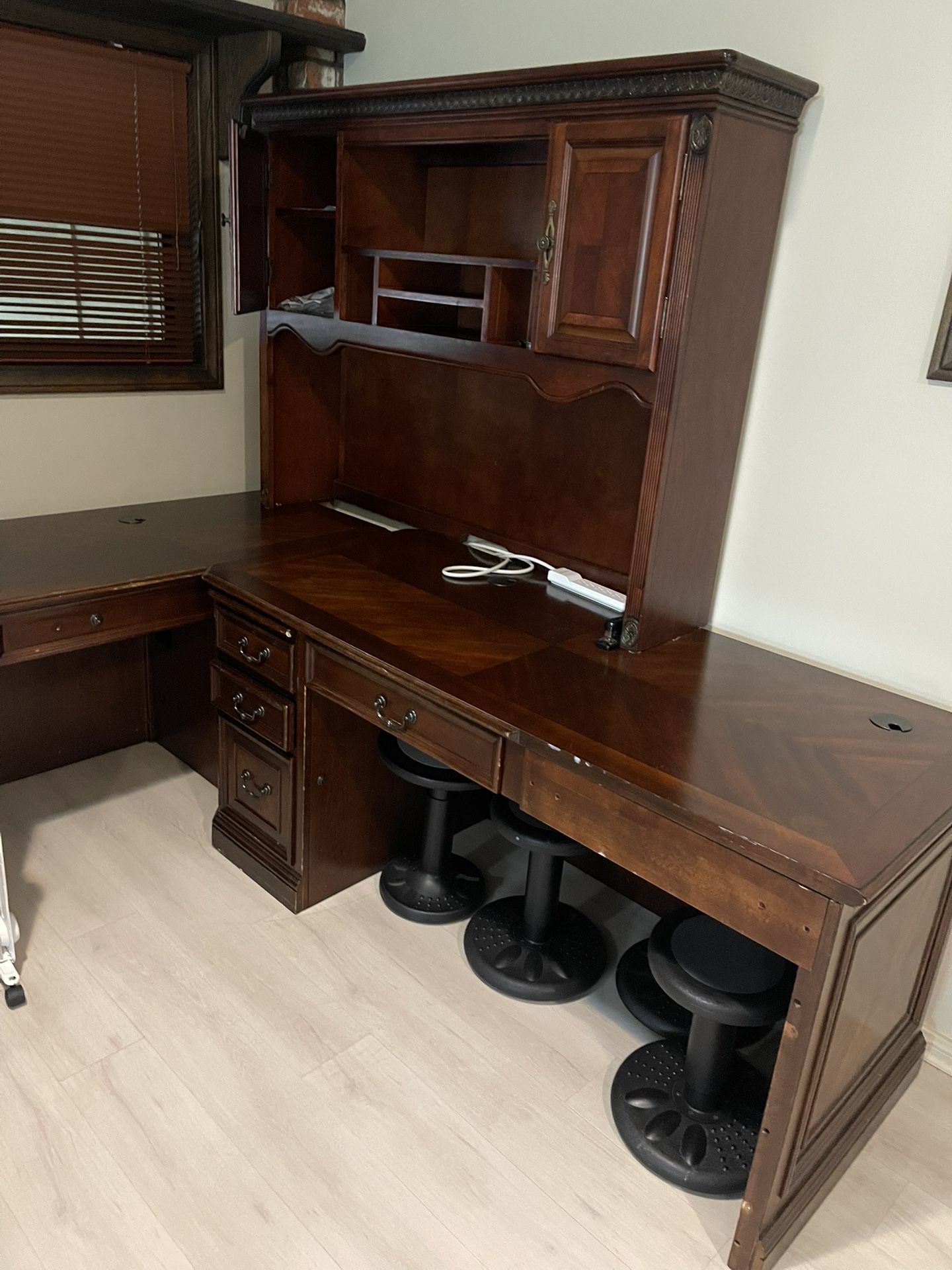 Real Wood Corner Desk