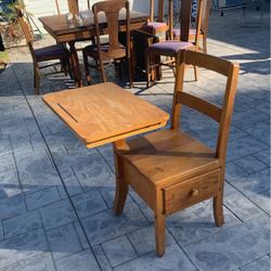 Antique  School Desk