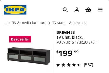 TV Stand with shelves