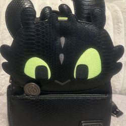 Toothless Loungefly NWT EPIC UNIVERSAL + Earband