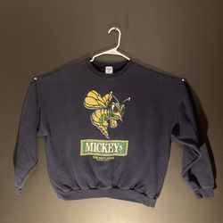 Vintage Mickey's Malt Liquor Big Print Crewneck Sweatshirt Size 2XL