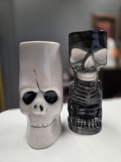 Set of 2 Barconic Halloween Tiki Mugs