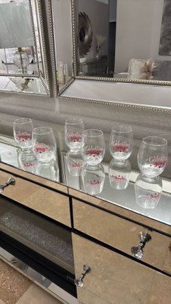 6 vasos copa para valentine