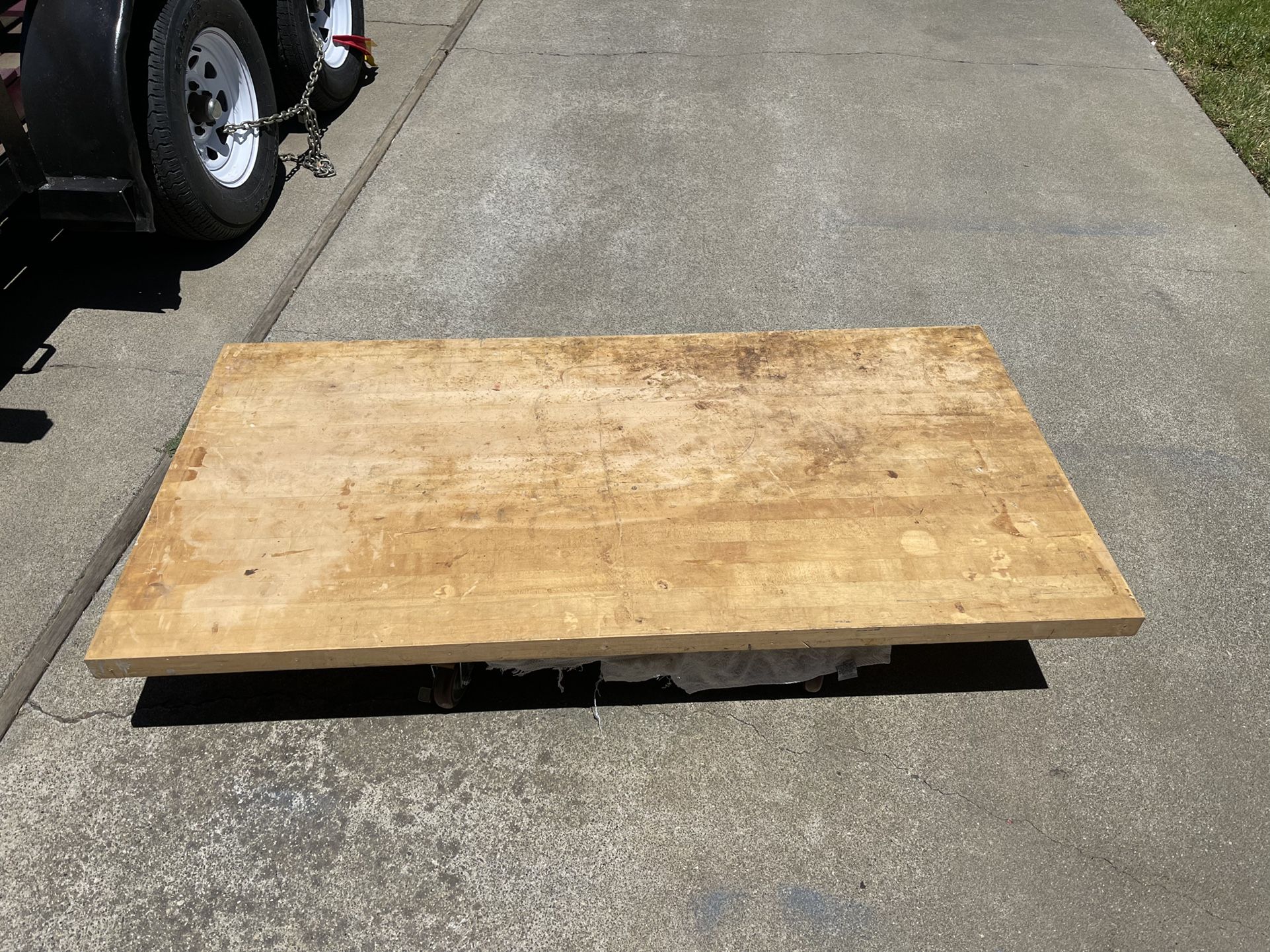 Wood Welded Maple Butcher Block Top